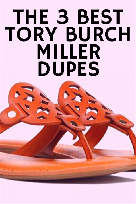 tory burch miller dupe review